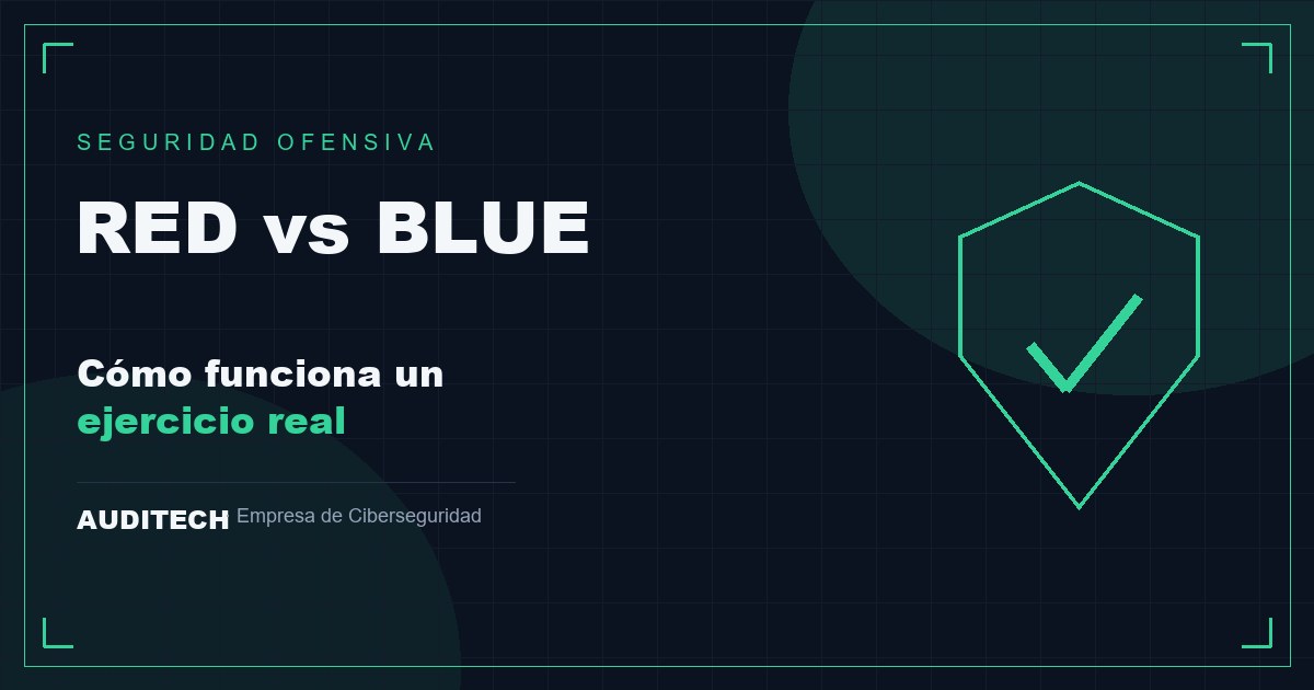 Red Team vs Blue Team: Cómo Funciona un Ejercicio Real - Auditech